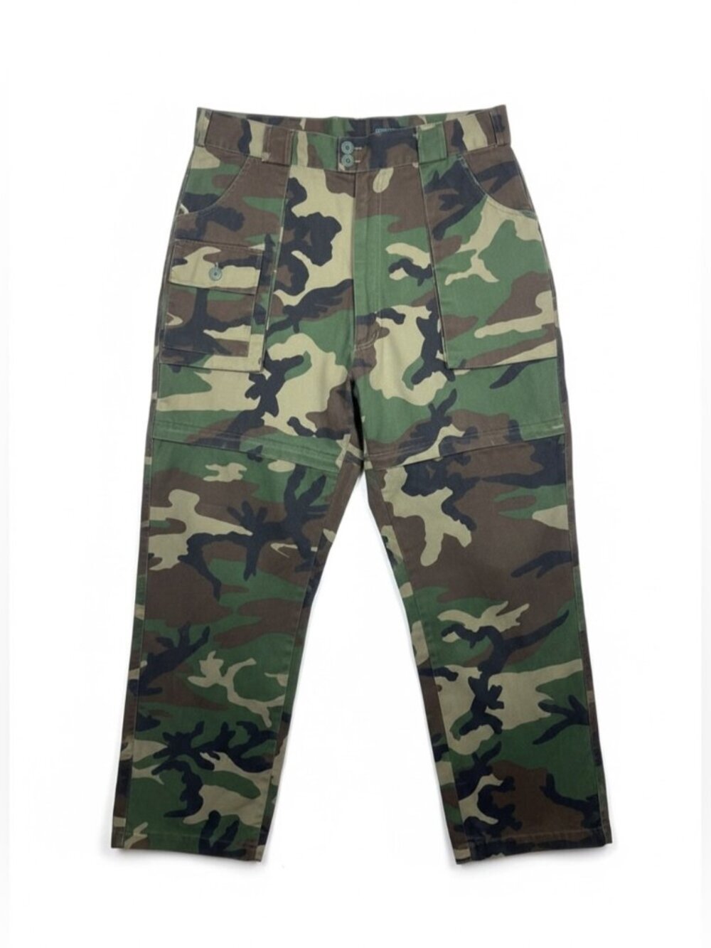 Y2K Vintage Misty Mountain Convertible Camo Cargo Pants Shorts Men's XL Utility